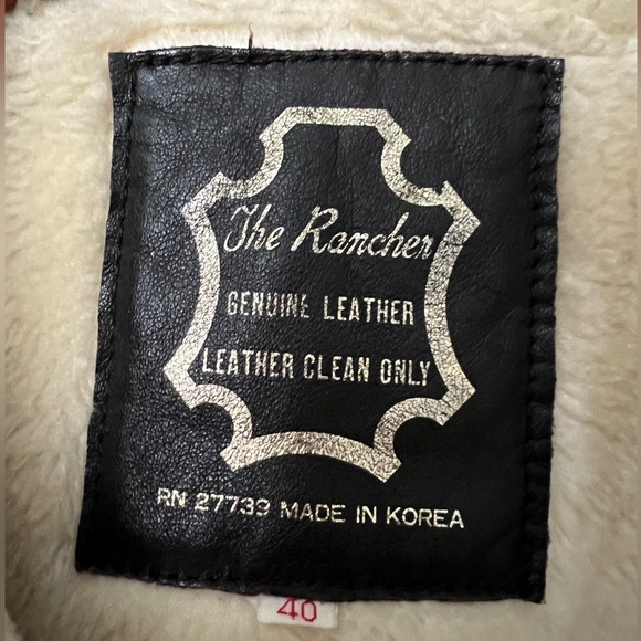 The Rancher Vintage Suede Western Trucker Jacket size 40 - Picture 4 of 4